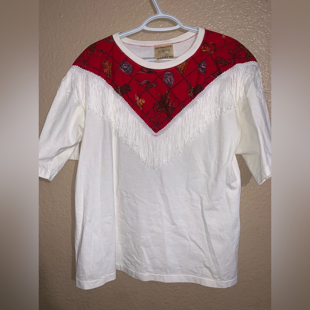Western Style Shirt with fringe